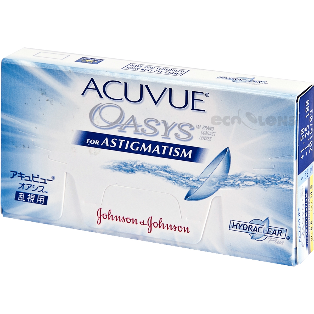 Lentilles JOHNSON VISION CARE Acuvue Oasys For Astigmatism B12 - 26371