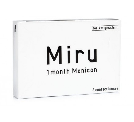 Lentilles MENICON Miru 1 month for Astigmatism