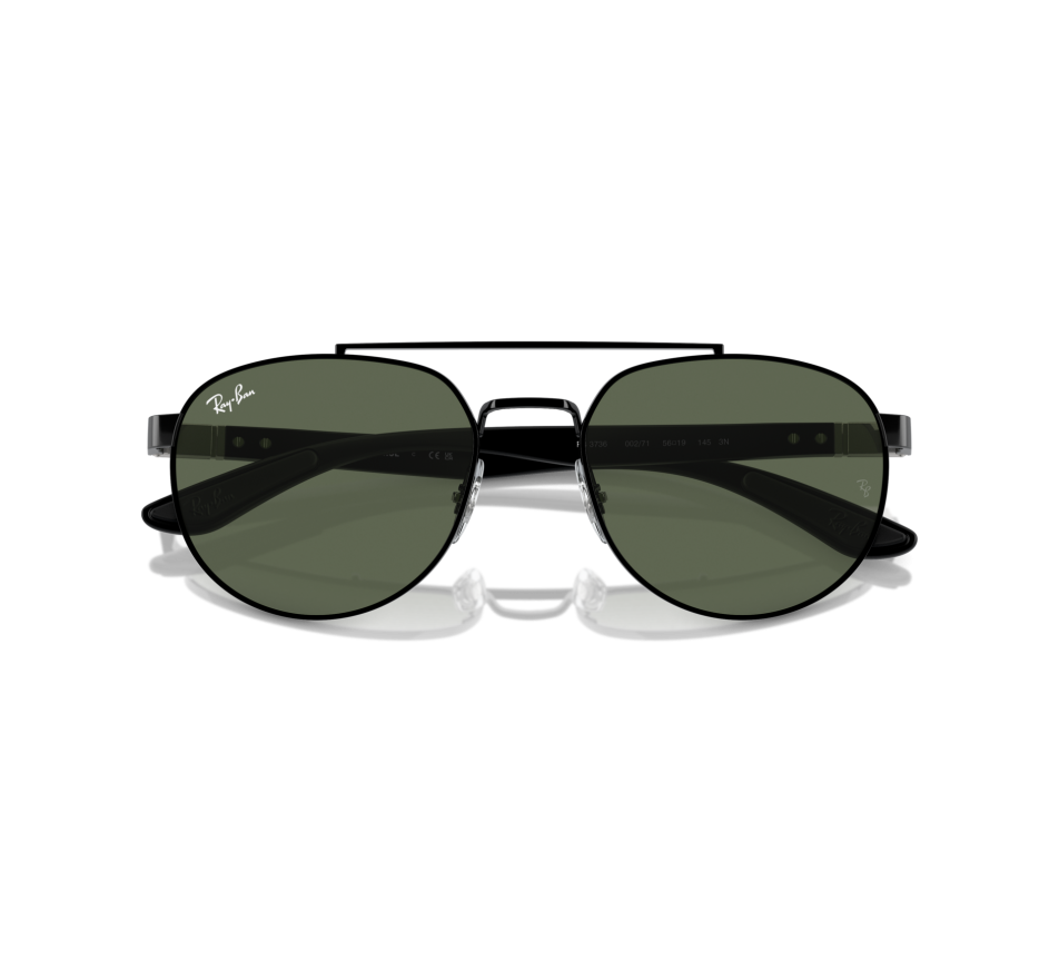 Lunettes de soleil RAY-BAN RB3736 002/71 56/19