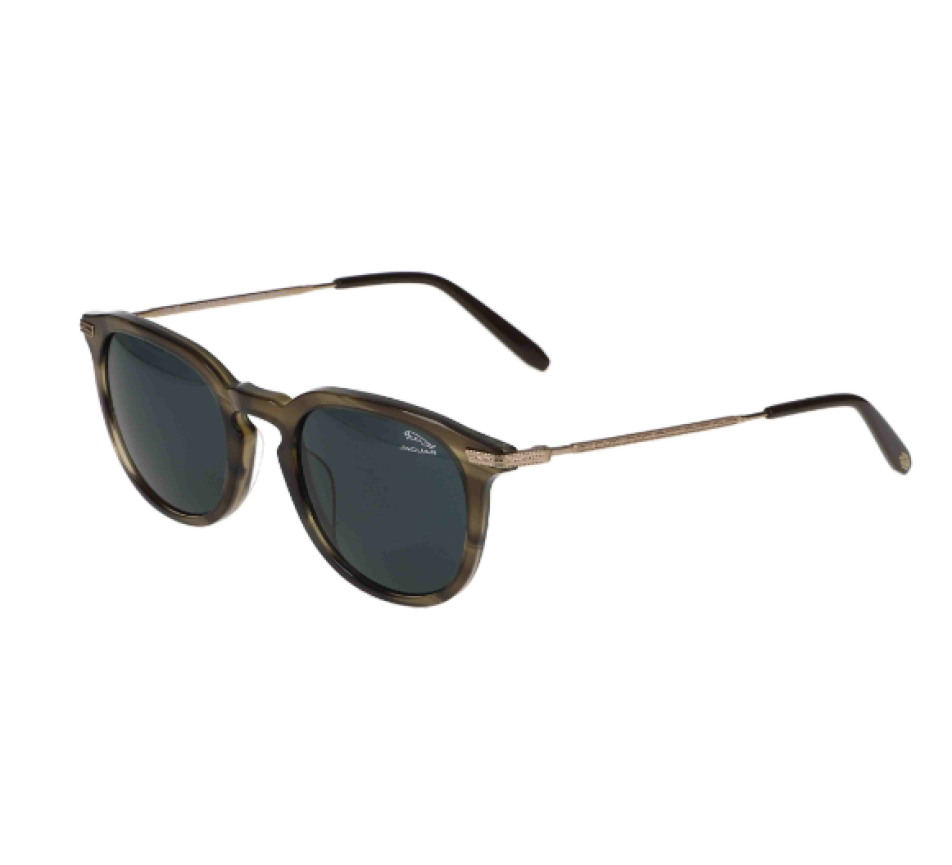 Lunettes Vintage Jaguar En Laiton Cuivre – Monture Ovale NOS, Style Rétro Unisexe