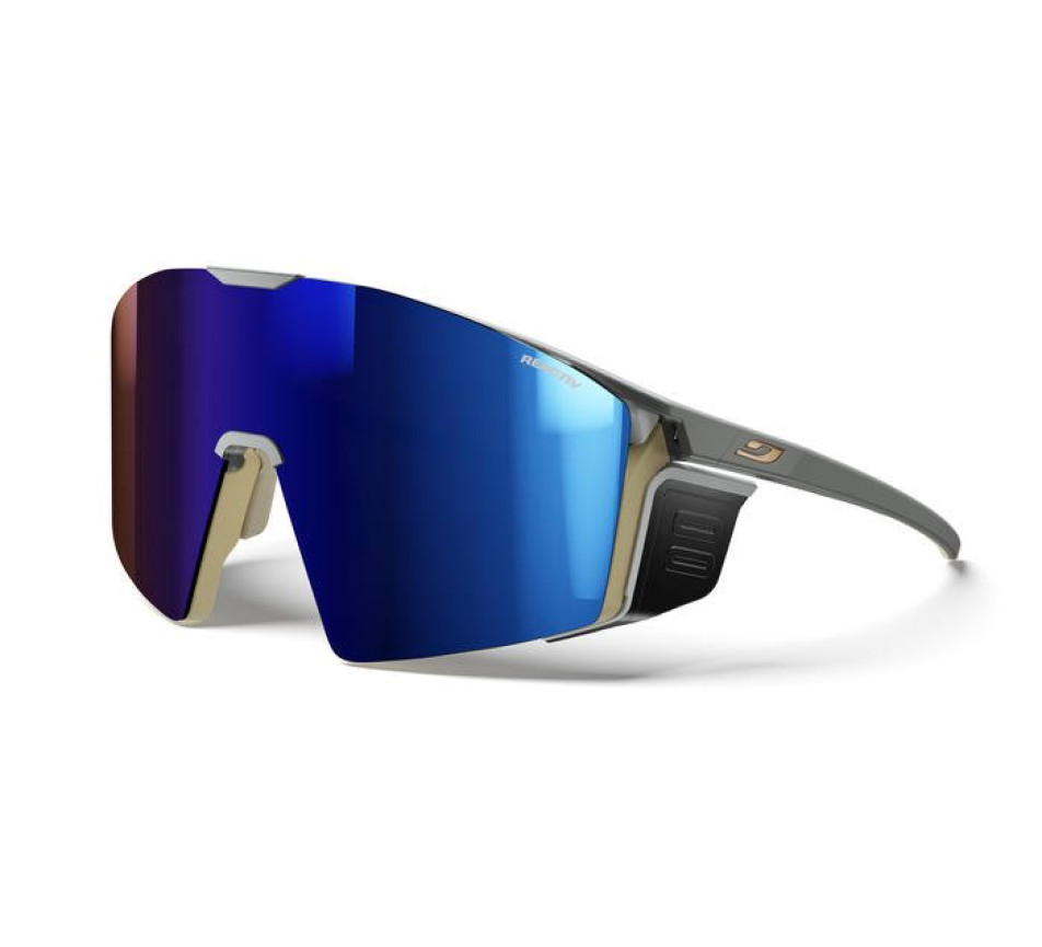 Lunettes de soleil JULBO EDGE COVER Marron foncé / Marron - REACTIV 2-4