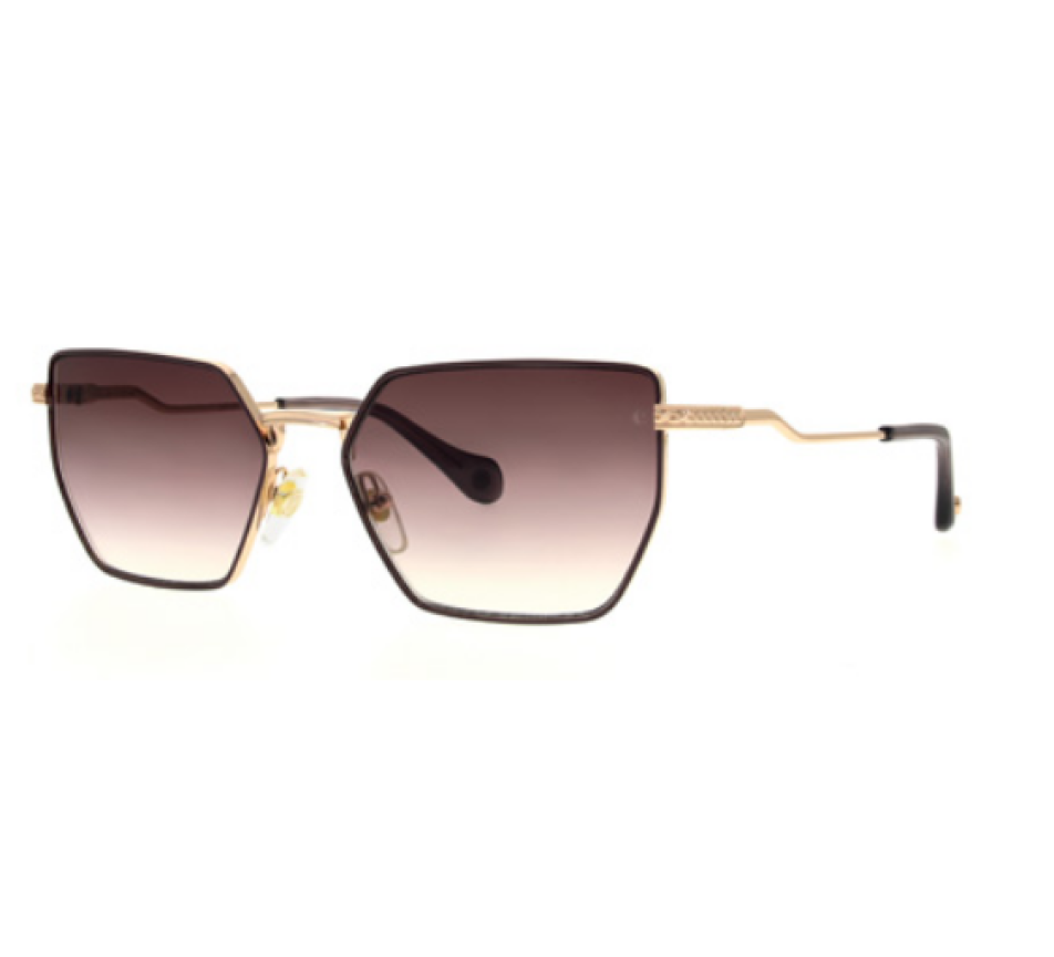 Lunettes Carven CA195, Monture Métal Or Bronze, Verres Ovales - Neuves