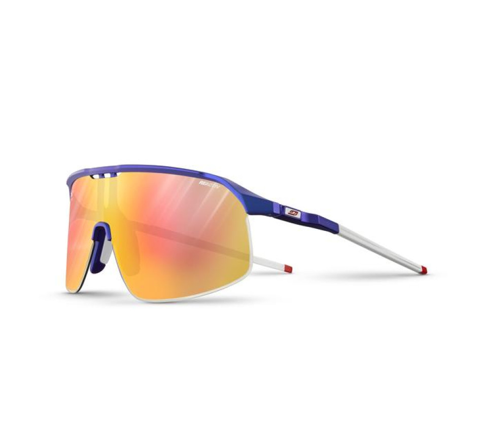 Lunettes de soleil JULBO DENSITY GROUPAMA-FDJ Bleu/Blanc-REACT1-3 LA