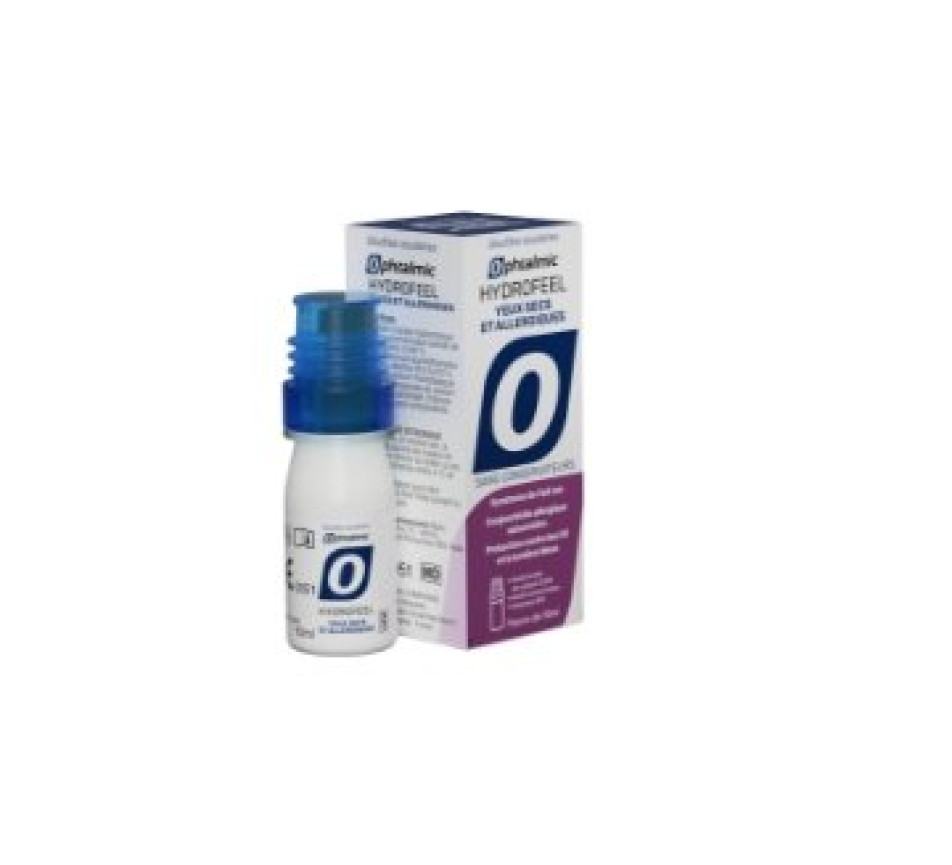 Produit pour lentilles OPHTALMIC Gouttes Hydrofeel Yeux Secs Allergiques