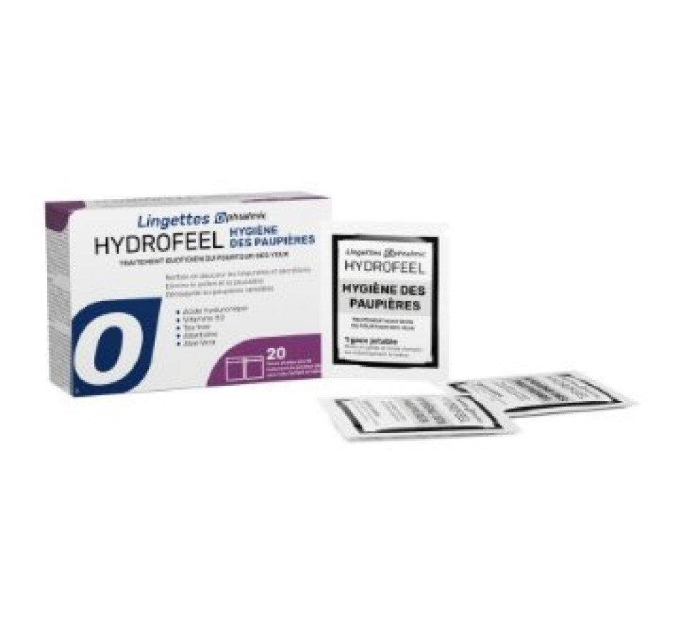 Produit pour lentilles OPHTALMIC Lingettes Hydrofeel Hygiène paupières