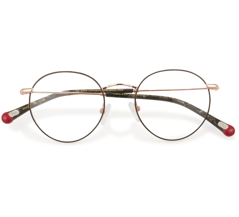 Eyeglasses CLEMENCE & MARGAUX CM412 01B - La Jolie Coeur 47/19