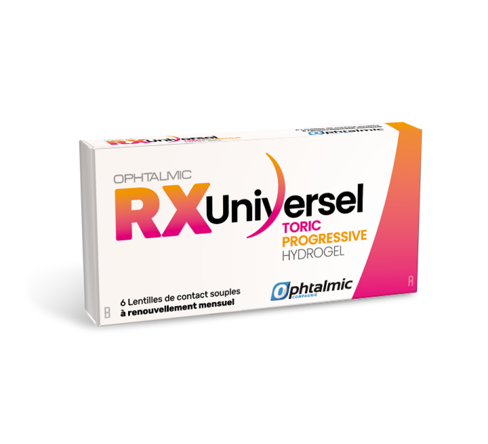Contact lenses OPHTALMIC Ophtalmic RX Universel HYDROGEL Toric Prog 6L
