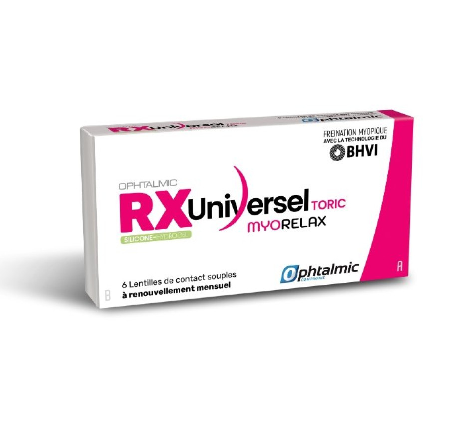 Contact lenses OPHTALMIC Ophthalmic Universel HYDROGEL Toric 6L