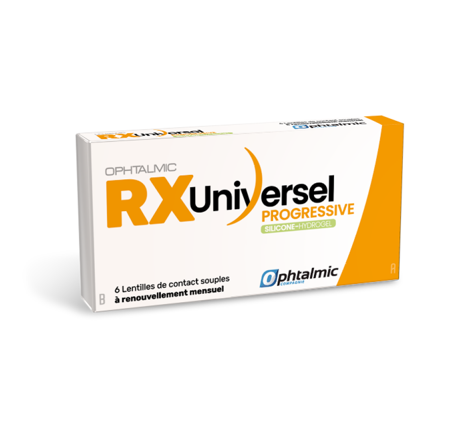 Contact lenses OPHTALMIC Ophtalmic RX Universel SILICONE Hydrogel Prog 6L