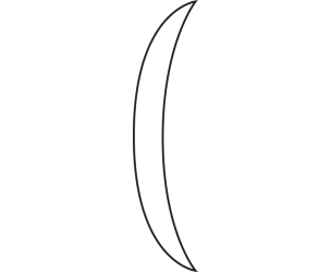 Slimmed lenses index 1.6