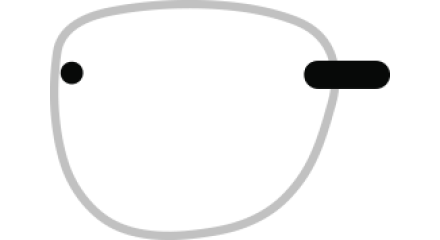 Eyeglasses Mounting on your pierced frame