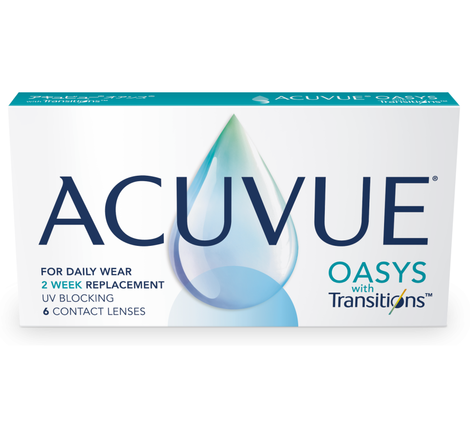Lentilles JOHNSON VISION CARE Acuvue Oasys With Transitions