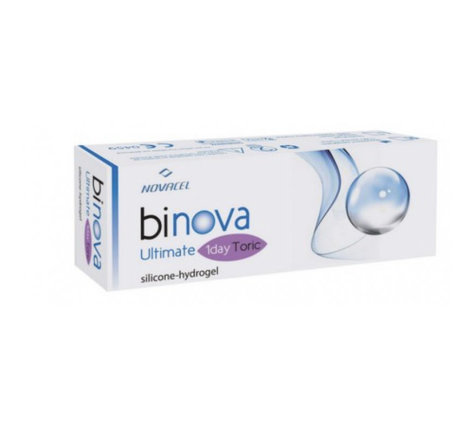 Lentilles NOVACEL BINOVA Ultimate1 Day Toric 30L