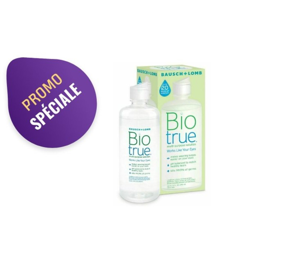 Produit pour lentilles BAUSCH & LOMB Biotrue 300ML