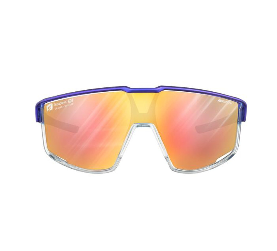 Lunettes de soleil JULBO FURY GROUPAMA-FDJ Bleu/Cristal/Blanc-REAT1-3 LA