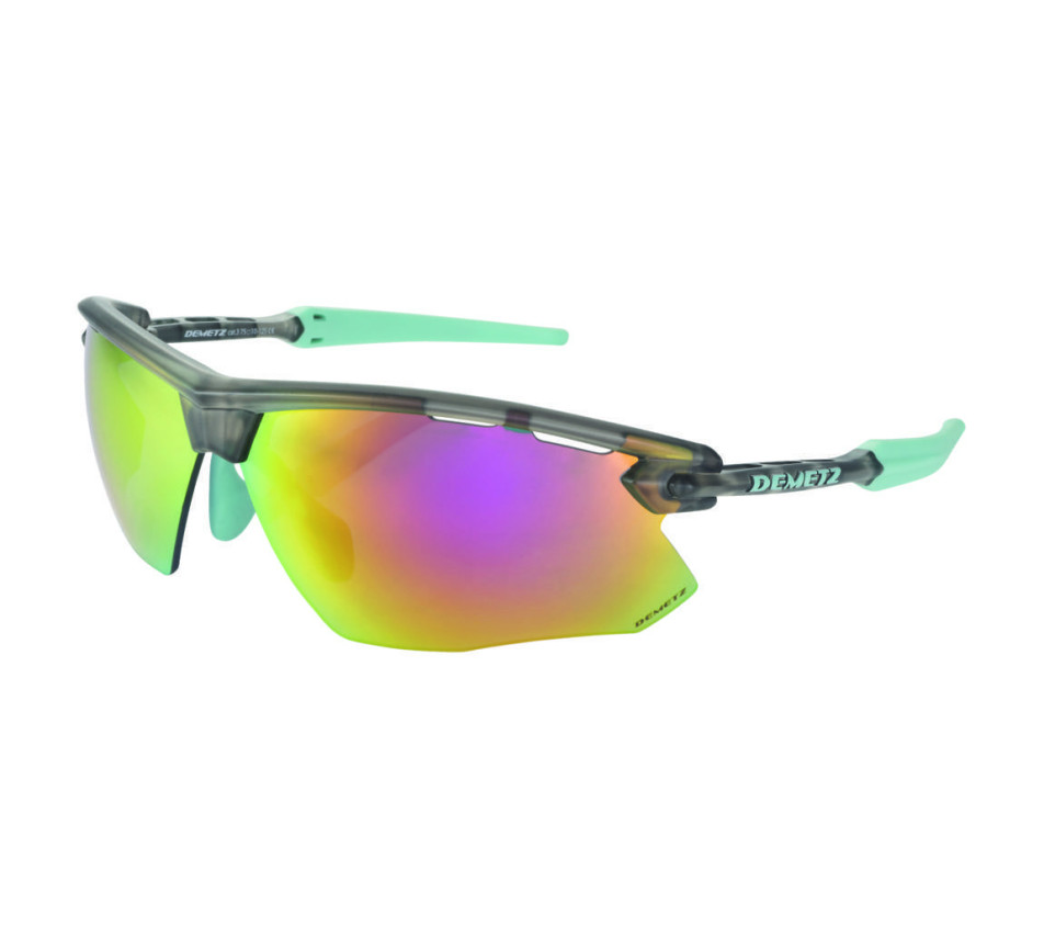 Lunettes de soleil DEMETZ ROG Gris/Turquoise 75/10