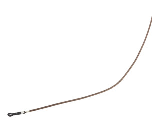 Cordon lunettes tressé Marron