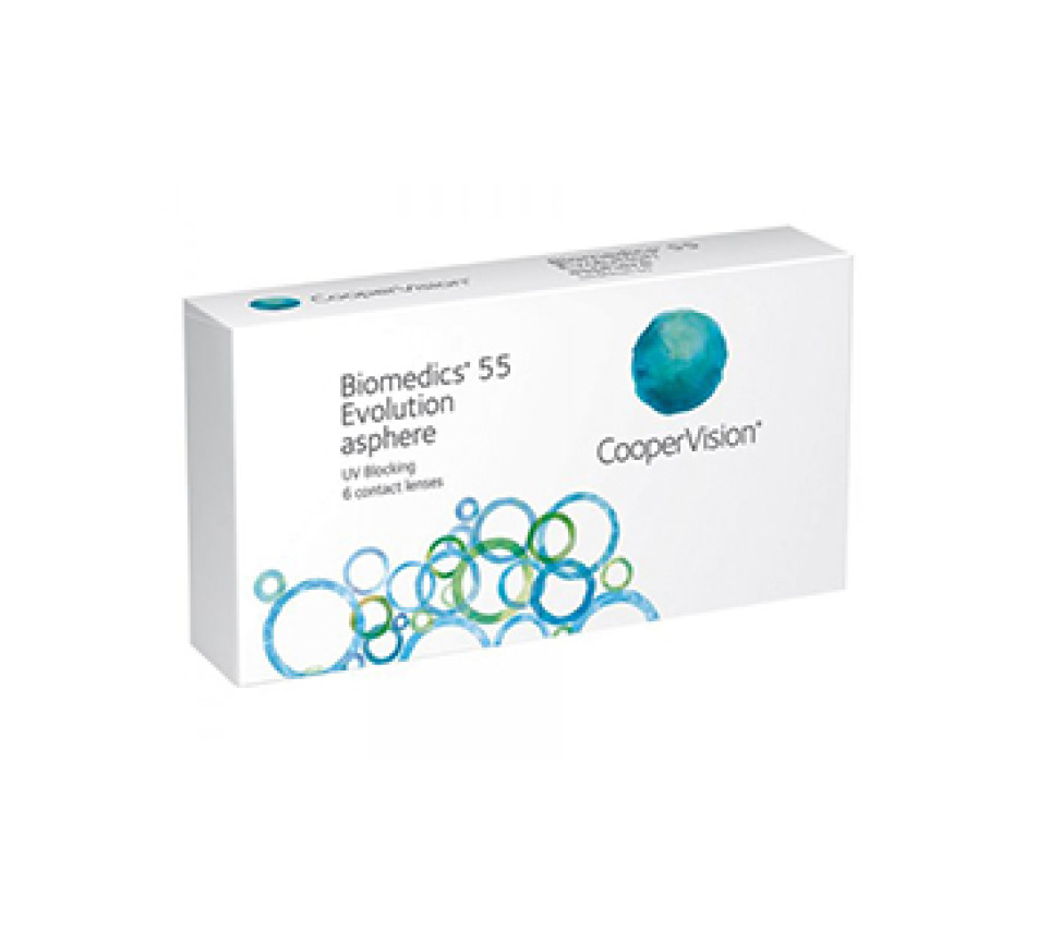 Contactlenzen COOPERVISION Biomedics Evolutie