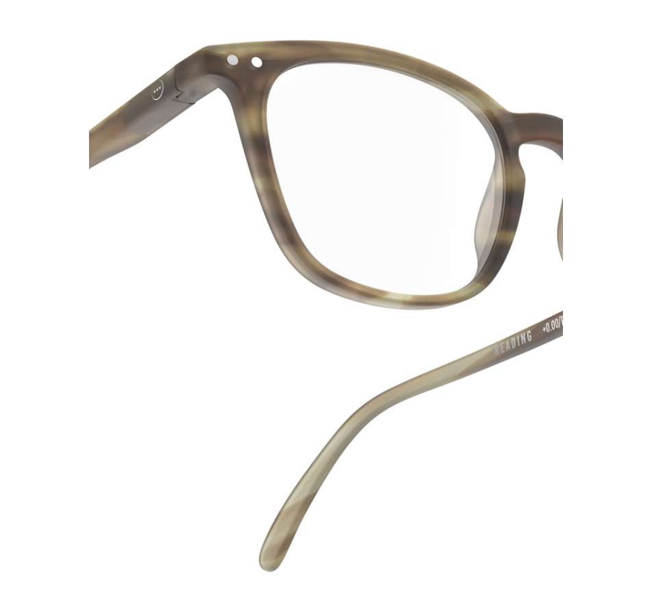 Brillen IZIPIZI READING #E Smoky Brown +2.50