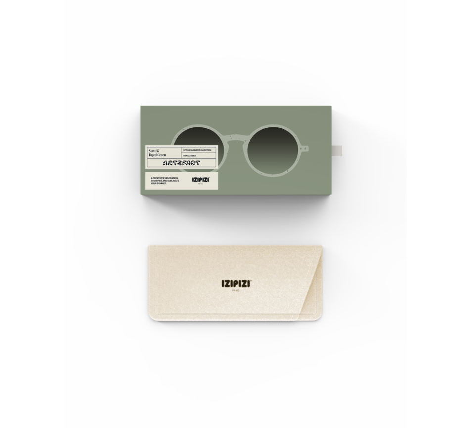 Zonnebrillen IZIPIZI SUN #G SUN Dyed Green
