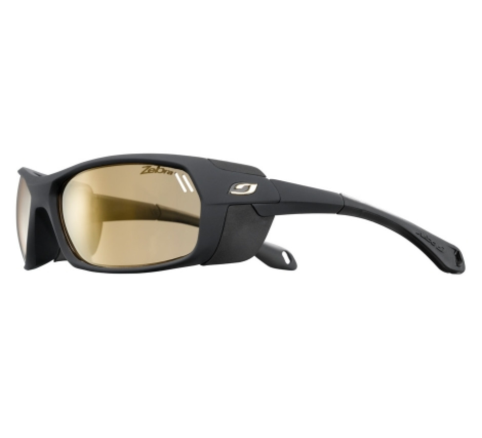 Zonnebrillen JULBO Bivouak Noir mat / Noir Zebra