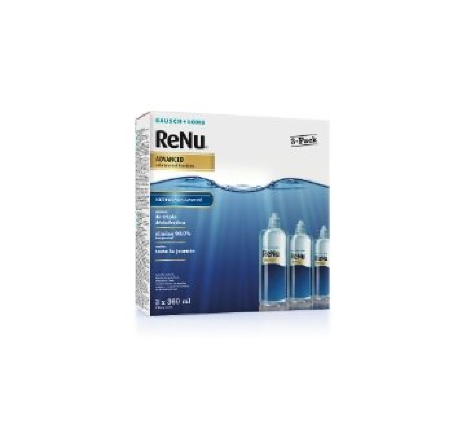 Product voor contactlenzen BAUSCH & LOMB Renu Advanced verpakking Eco 3x360ml
