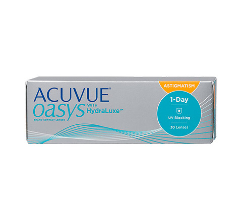 Contactlenzen JOHNSON VISION CARE 1 Dag Acuvue Oasys met Hydraluxe Astigmatisme 30L