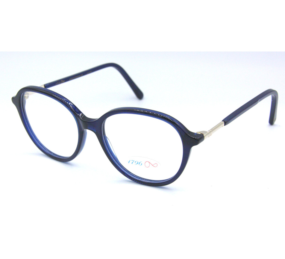 Brillen 1796 BORDEAUX BLAUW 54/17