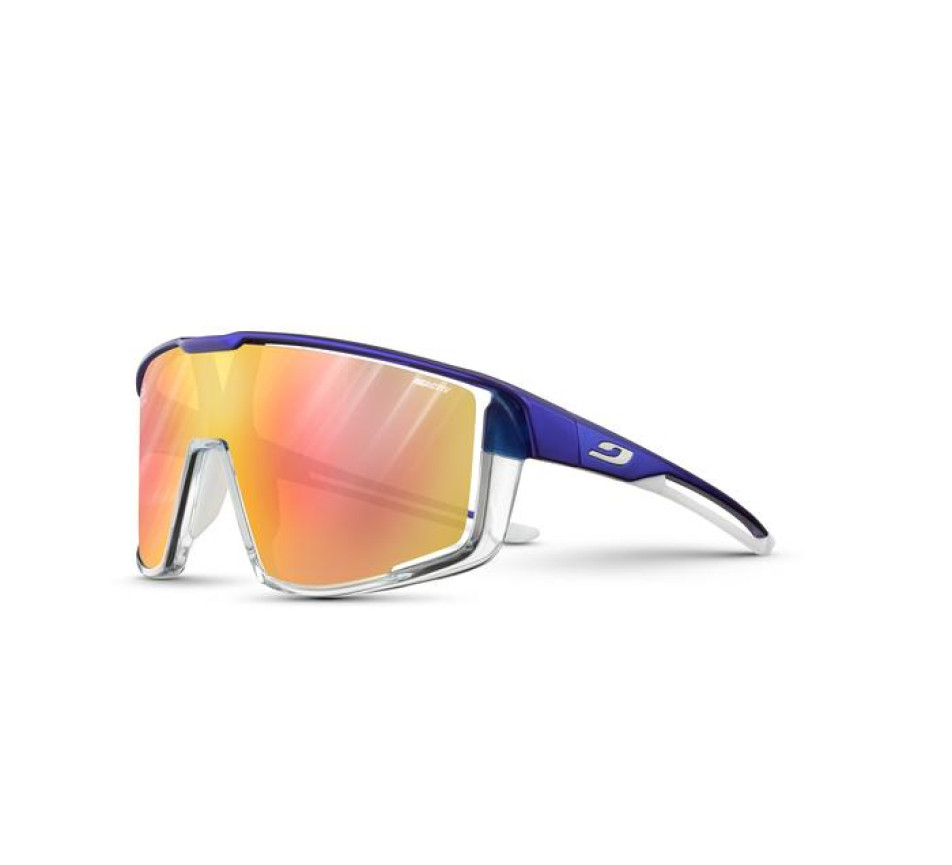 Zonnebrillen JULBO FURY GROUPAMA-FDJ Bleu/Cristal/Blanc-REAT1-3 LA