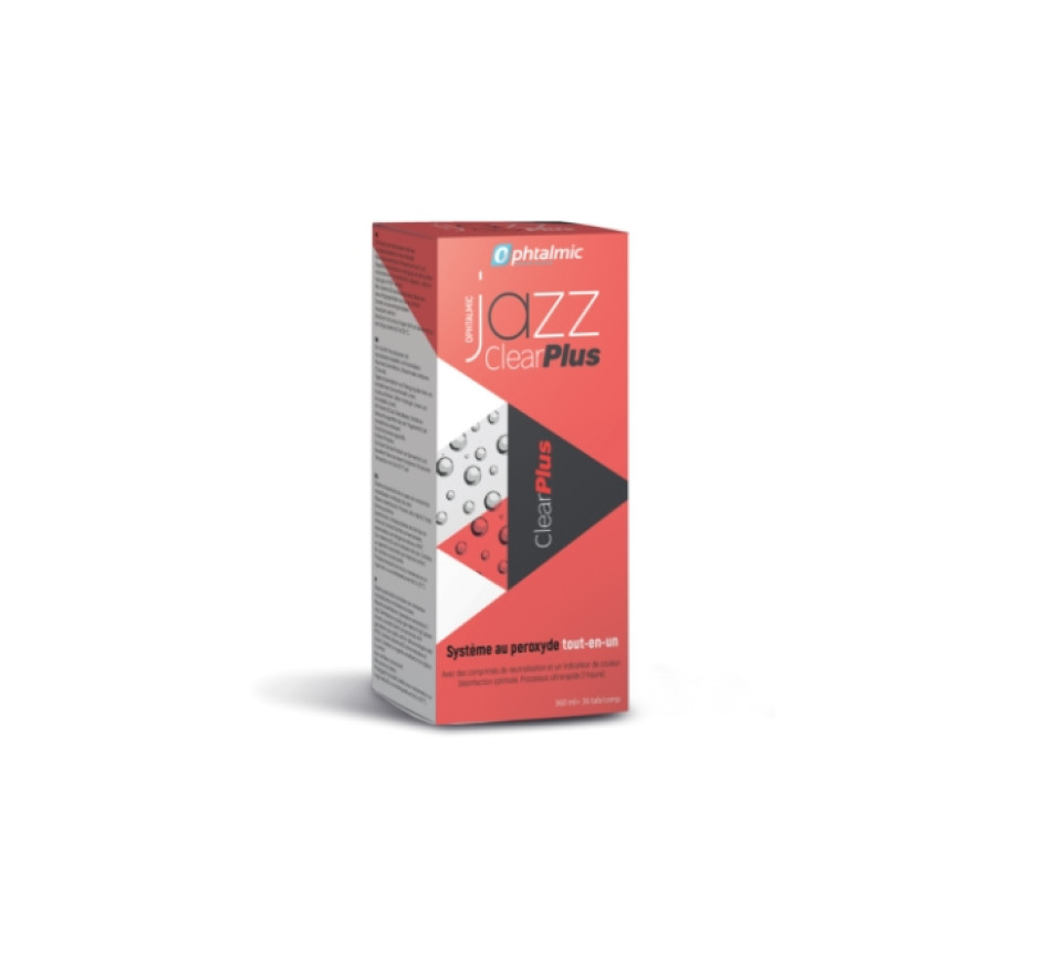 Product voor contactlenzen OPHTALMIC Jazz ClearPlus 60ML+ 6 comprimés