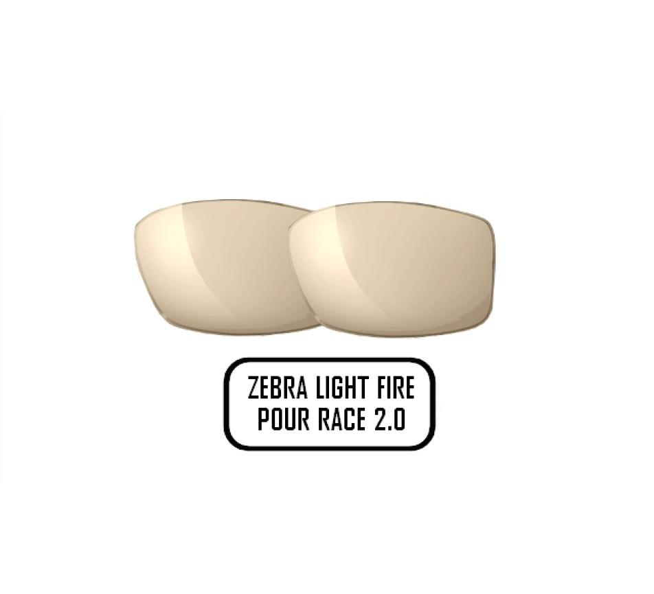 Zonnebrillen JULBO Verres ZEBRA LIGHT FIRE pour monture Julbo RACE 2.0