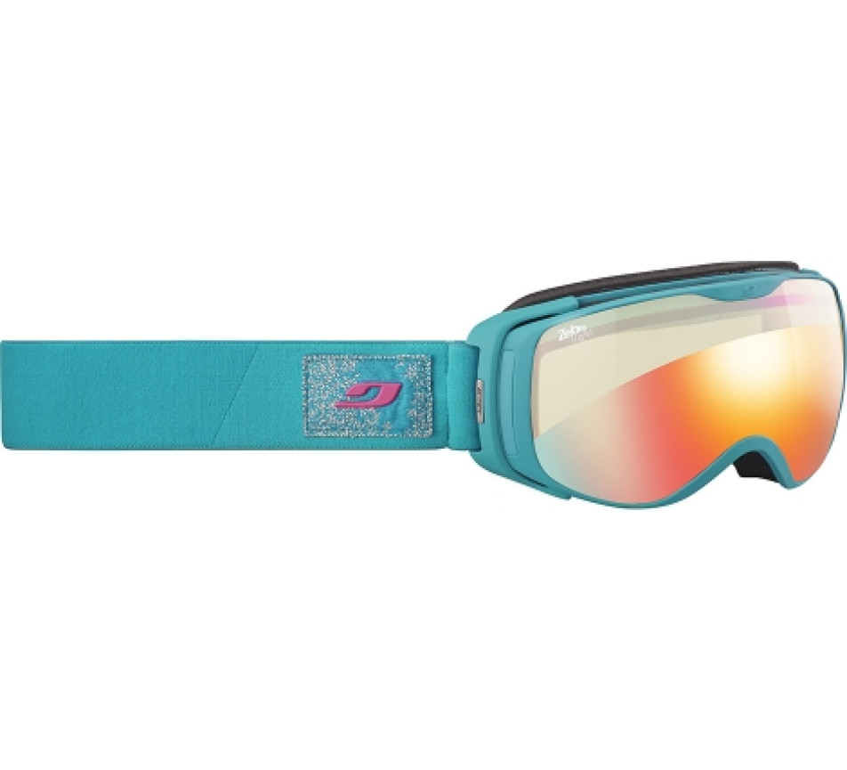 Skibrillen JULBO LUNA Bleu - Zebra Light