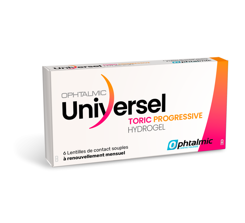 Contactlenzen OPHTALMIC Ophtalmic RX Universel HYDROGEL Toric Progressive 6L