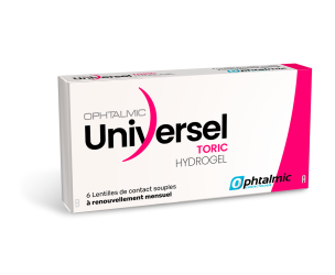 Ophtalmic RX Universel HYDROGEL Toric 6L