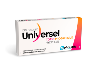 Ophtalmic RX Universel HYDROGEL Toric Progressive 6L