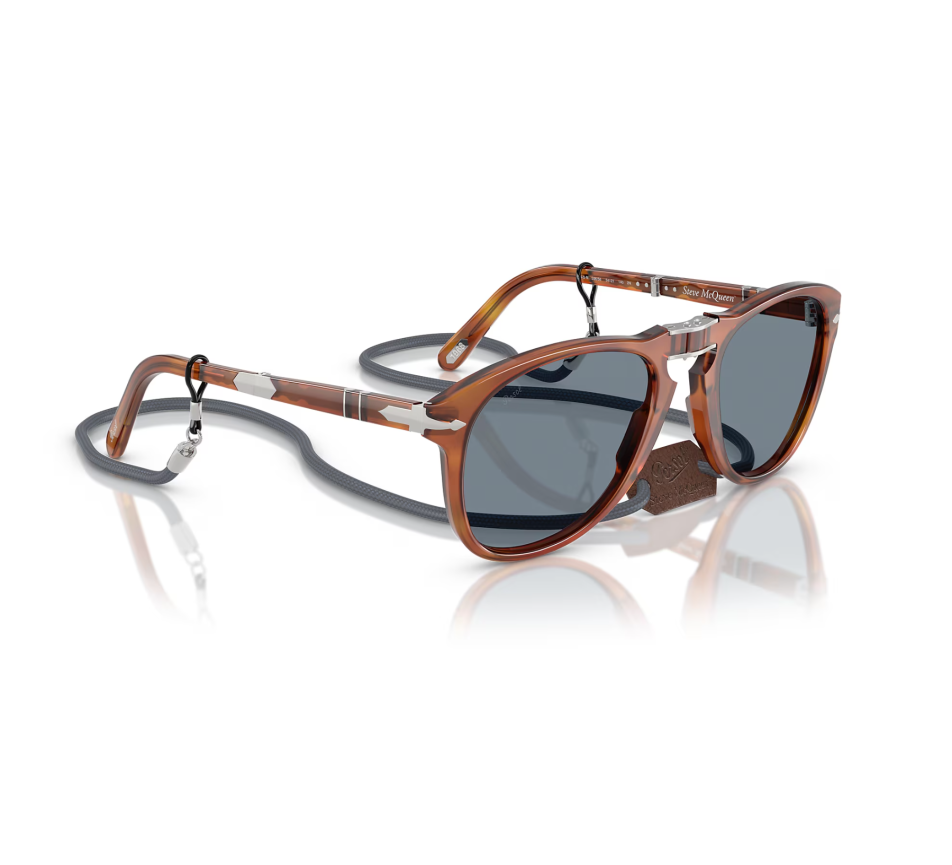 Sonnenbrillen PERSOL Coffret prestige Steve Mc QUEEN PO0714SM S96/56 54/21 PLIABLE