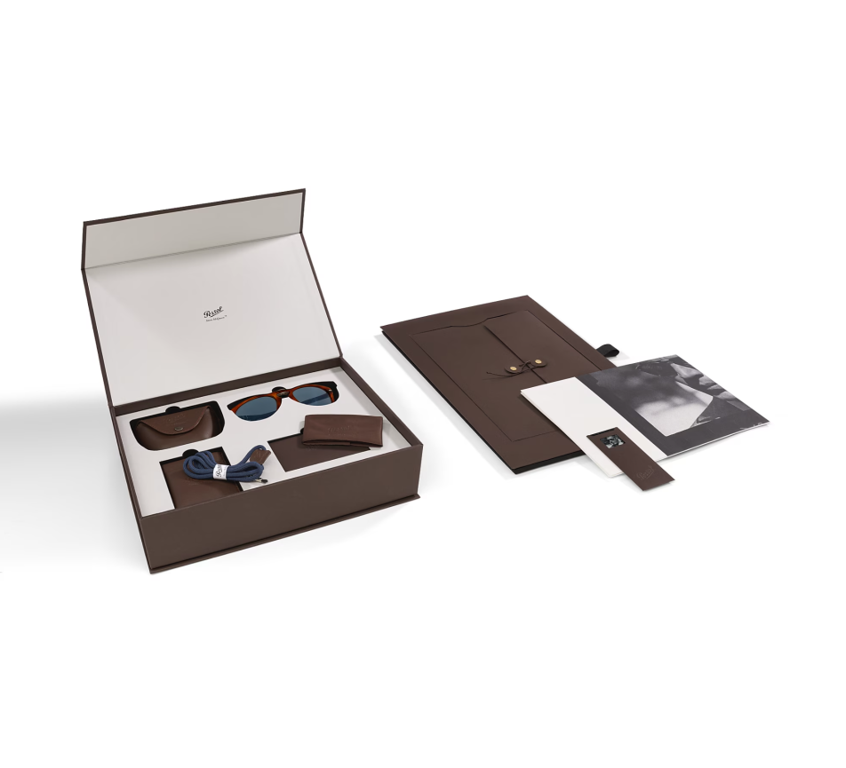 Sonnenbrillen PERSOL Coffret prestige Steve Mc QUEEN PO0714SM S96/56 54/21 PLIABLE