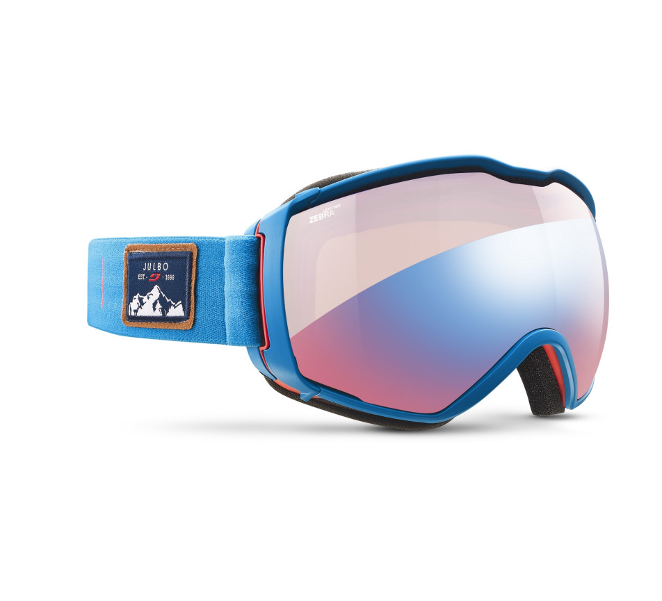 Skibrille JULBO AEROSPACE Bleu / Rouge - Zebra Light Red