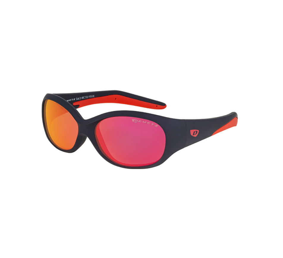 Sonnenbrillen DEMETZ CHERRY Noir Mat / Rouge 48-12 Cat.3