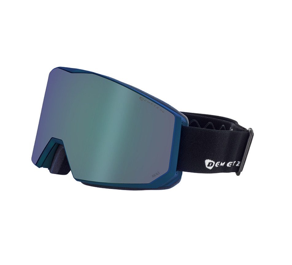 Skibrille DEMETZ EDGED Bleu  Photo Cat.1 à 3