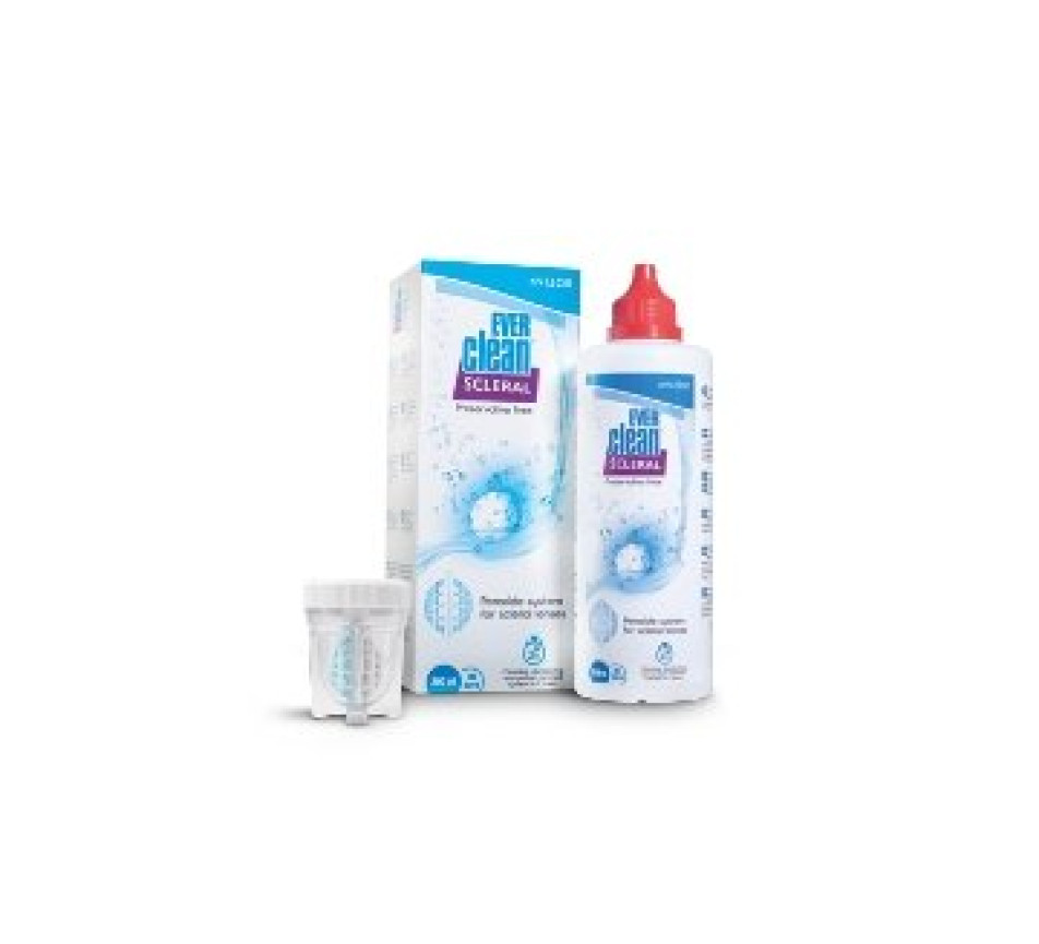 Produkt für Kontaktlinsen AVIZOR Ever Clean Scleral 300 ml + 30 Kapseln