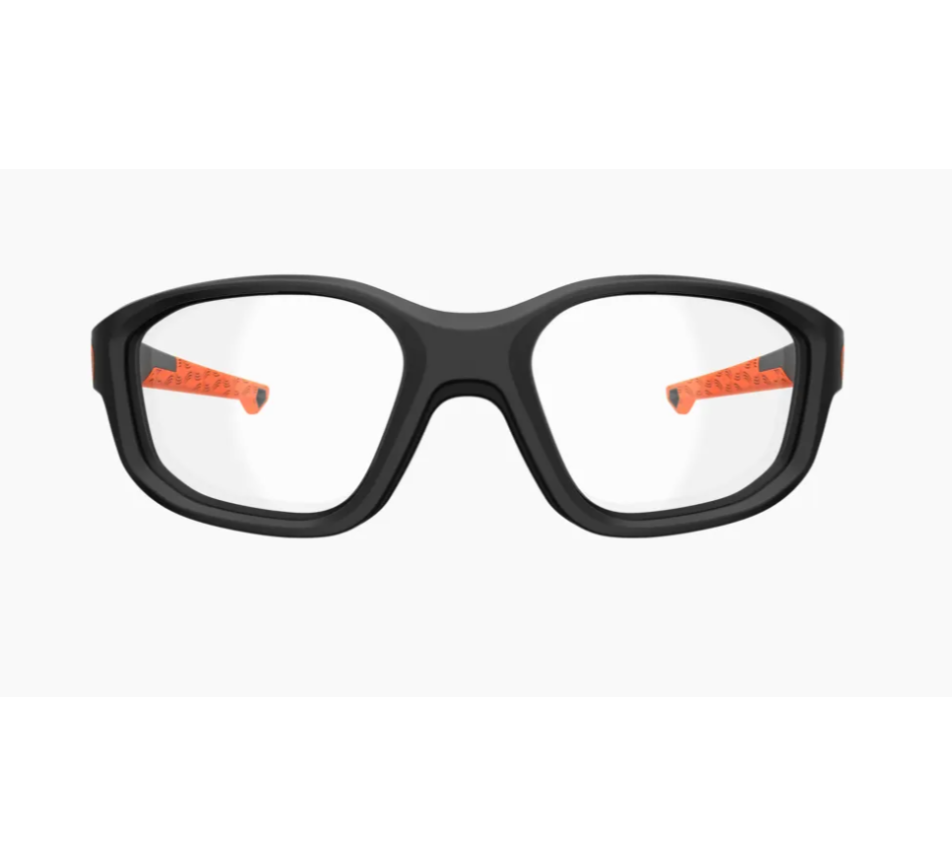 Sportbrillen DEMETZ PUNTACO Noir Mat / Orange Mat 59/18
