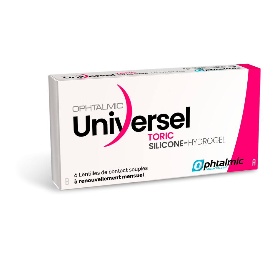 Kontaktlinsen OPHTALMIC Ophtalmic RX Universal SILICONE Hydrogel Toric 6L