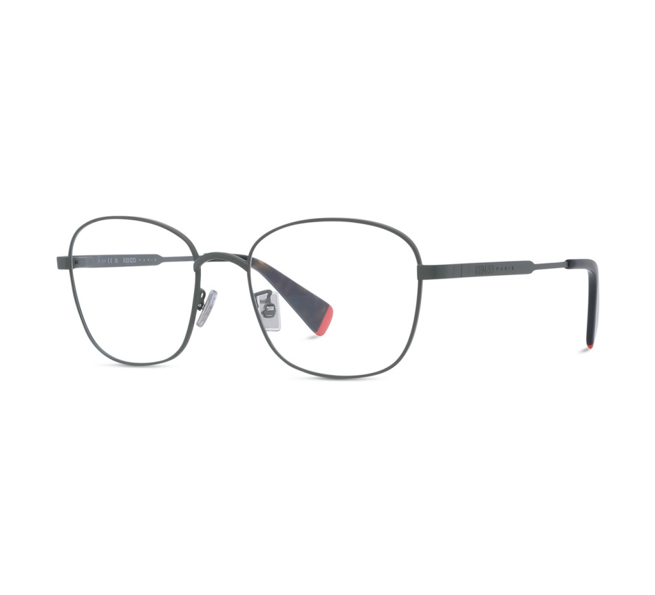 Brillen KENZO Aka Green Rectangular Eyeglasses