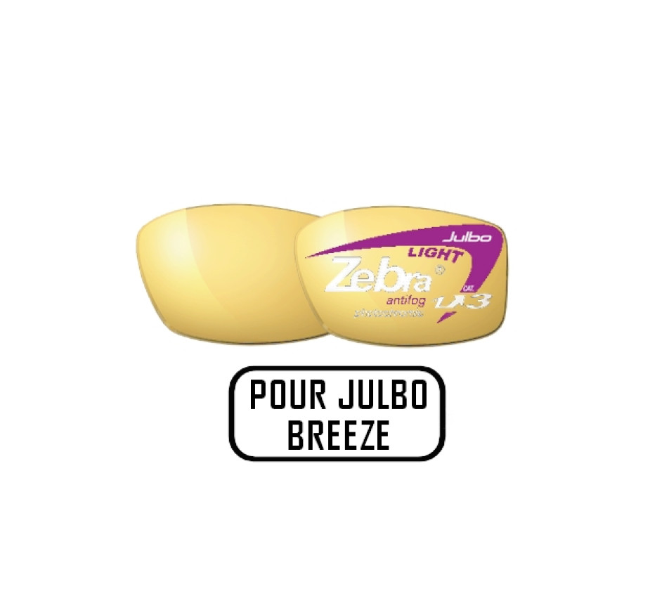 Gläser JULBO Verres ZEBRA LIGHT pour BREEZE