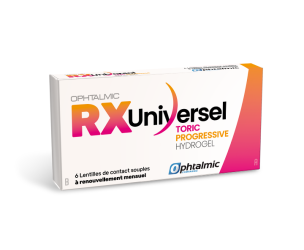 Ophtalmic RX Universal HYDROGEL Toric Prog 6L