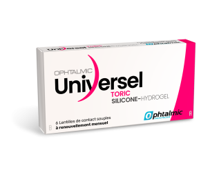Ophtalmic RX Universal SILICONE Hydrogel Toric 6L