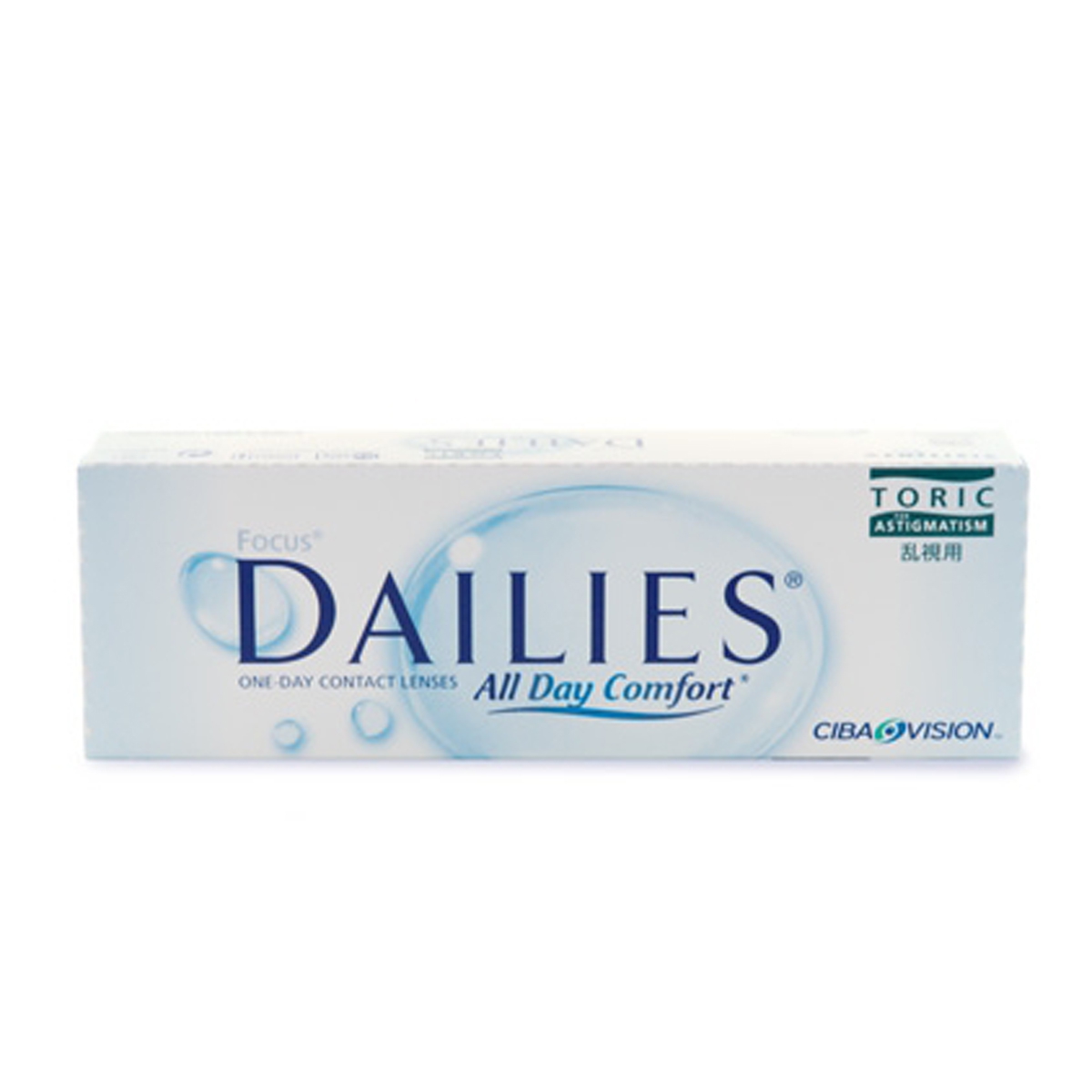Lentilles ALCON CIBA VISION Focus Dailies Toric All