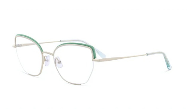 Monture De Lunettes KOALI MOREL 20011 Bleu-vert-noir Ovale - Acétate Et Métal, Neuf Sans étiquette