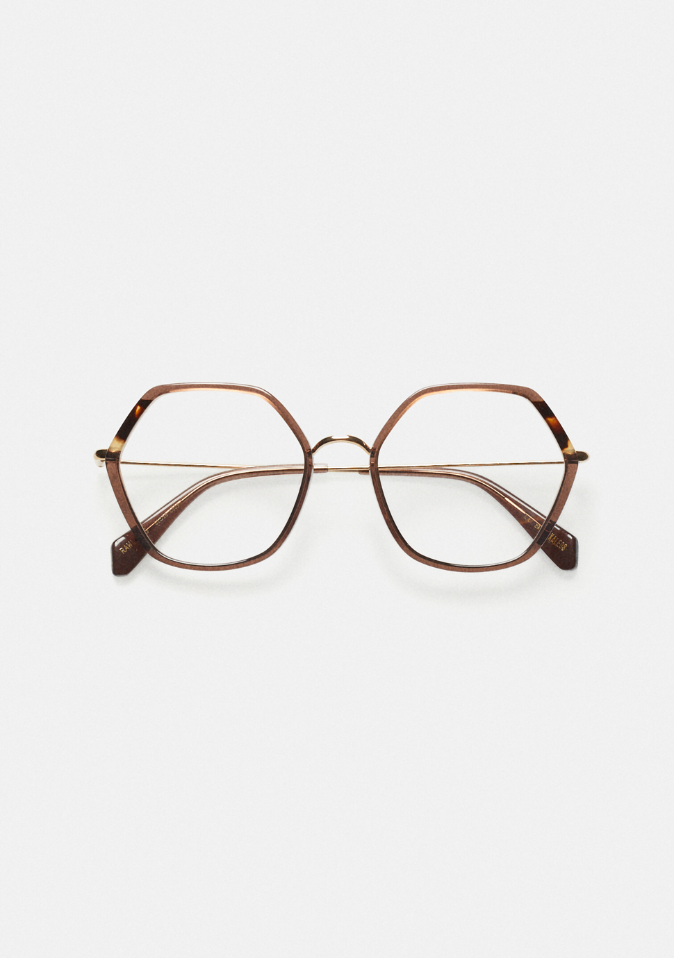 Lunettes De Vue Kaleos Shirley 3 Carrées Oversized - Monture Marron écailles, Taille 56mm, Neuves